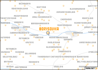 map of Borisovka