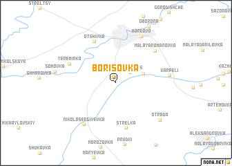 map of Borisovka