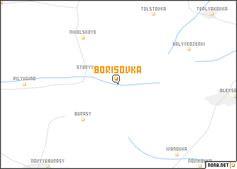 map of Borisovka