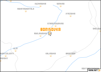 map of Borisovka