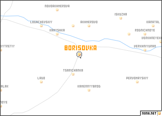 map of Borisovka