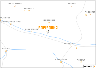 map of Borisovka