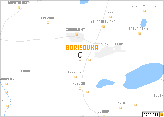 map of Borisovka