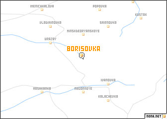 map of Borisovka