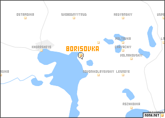 map of Borisovka