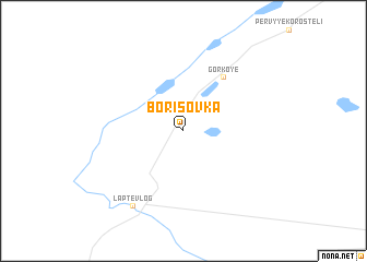 map of Borisovka