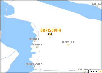 map of (( Borisovka ))