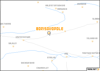 map of Borisovo Pole