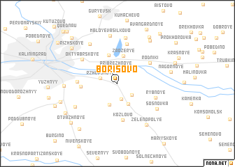 map of Borisovo