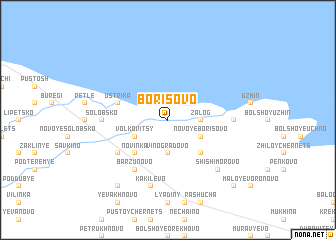 map of Borisovo