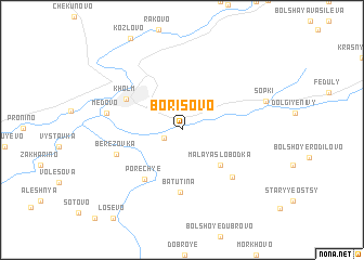 map of Borisovo