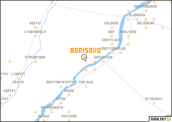 map of Borisovo