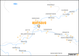 map of Borisovo