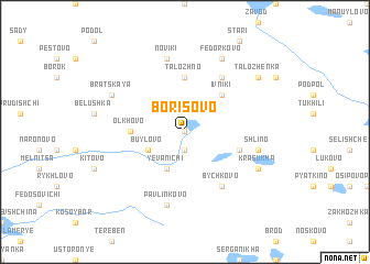 map of Borisovo