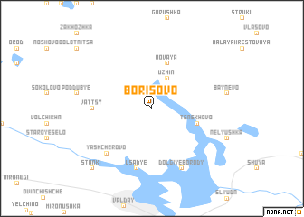 map of Borisovo