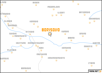 map of Borisovo