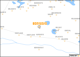 map of Borisovo