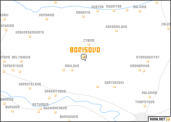 map of Borisovo