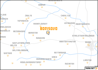 map of Borisovo