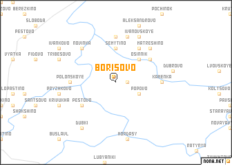 map of Borisovo