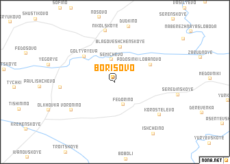 map of Borisovo