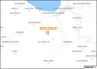 map of Borisovo