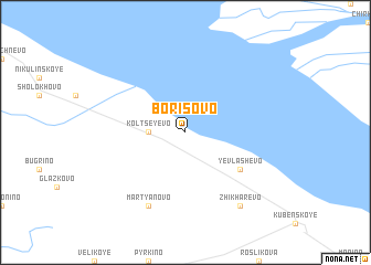 map of Borisovo