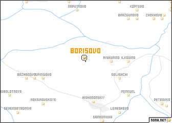 map of Borisovo