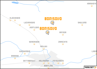 map of Borisovo