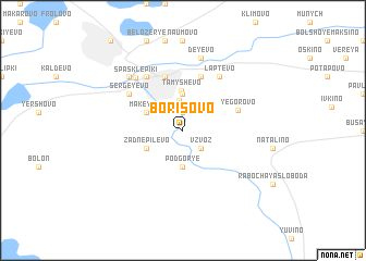 map of Borisovo