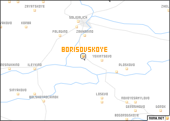 map of Borisovskoye