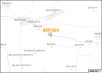 map of Borisov