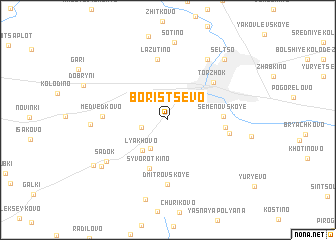 map of Boristsevo