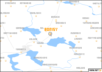 map of Borisy