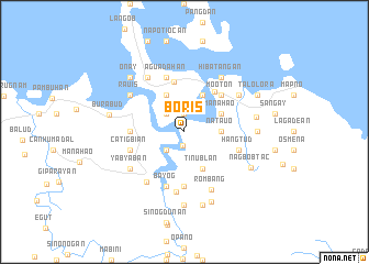 map of Boris