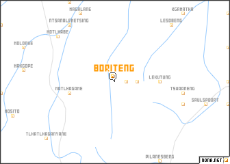 map of Boriteng