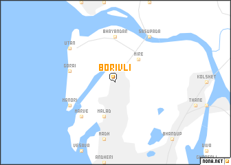 map of Borivli