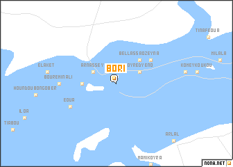 map of Bori