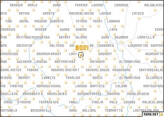 map of Bori