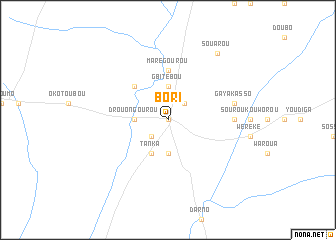 map of Bori