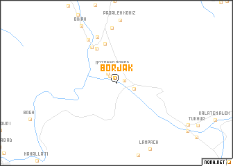 map of Borjak