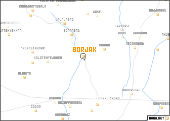 map of Borjak