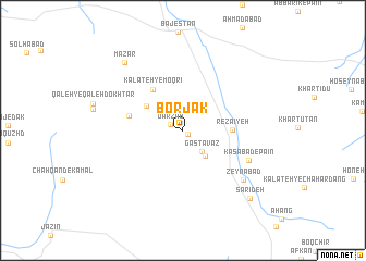 map of Borjak