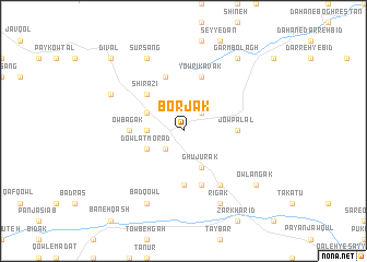 map of Borjak