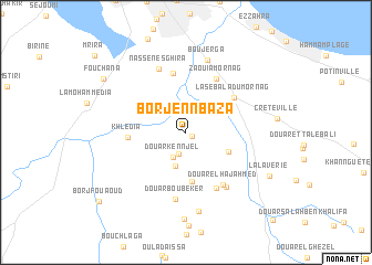 map of Borj Ennbaza