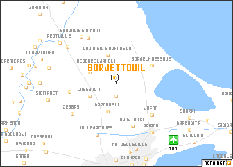 map of Borj et Touil