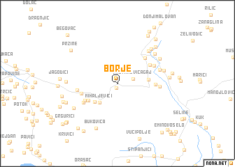 map of Borje