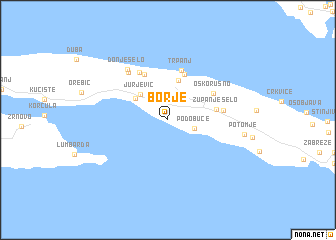 map of Borje