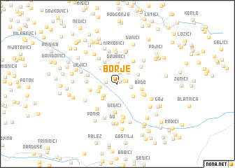 map of Borje