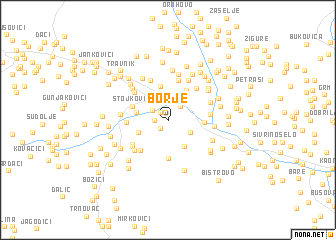 map of Borje